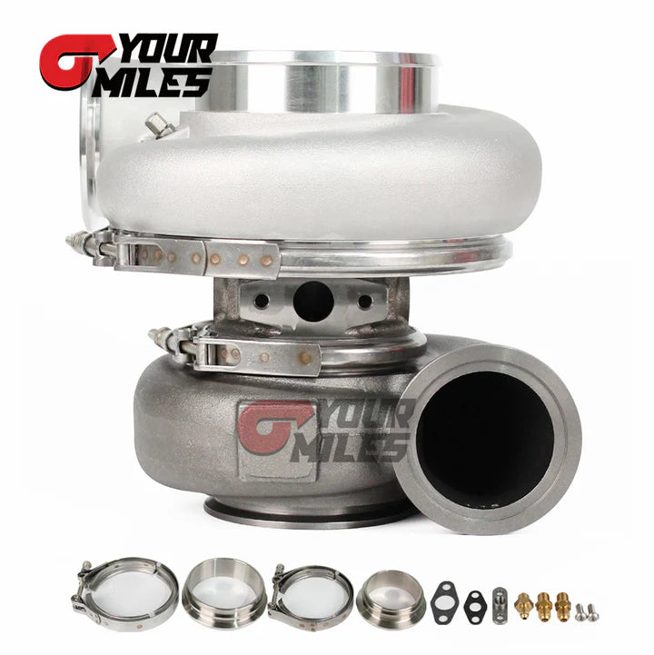 REVERSE ROTATION G42-1450 CERAMIC DUAL BALL BEARING TURBOCHARGER 1.01/1.15/1.28 DUAL V-BAND HOUSING