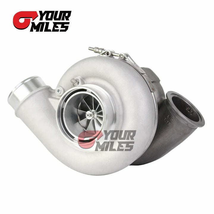 G42-1200 COMPACT DUAL BALL BEARING SYSTEM TURBOCHARGER POINT MILLED WHEEL T4 1.15/1.25 0.85/1.01/1.15/1.28 DUAL V-BAND HOUSING