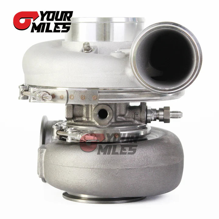 G42-1200 COMPACT DUAL BALL BEARING SYSTEM TURBOCHARGER POINT MILLED WHEEL T4 1.15/1.25 0.85/1.01/1.15/1.28 DUAL V-BAND HOUSING