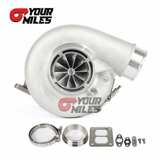 G42-1200 COMPACT 73MM JOURNAL BEARING TURBOCHARGER T4 1.15/1.25 0.85/1.01/1.15/1.28 DUAL V-BAND HOUSING
