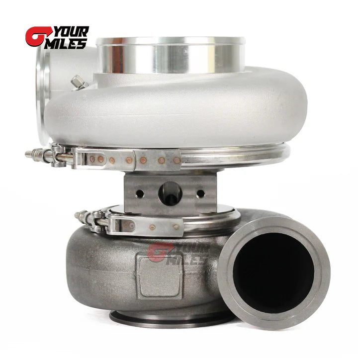 REVERSE ROTATION G42-1450 BILLET COMPRESSOR WHEEL JOURNAL BEARING TURBOCHARGER 1.01/1.15/1.28 DUAL V-BAND HOUSING