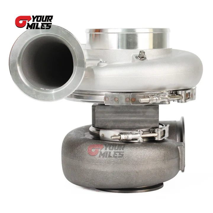 REVERSE ROTATION G42-1450 BILLET COMPRESSOR WHEEL JOURNAL BEARING TURBOCHARGER 1.01/1.15/1.28 DUAL V-BAND HOUSING