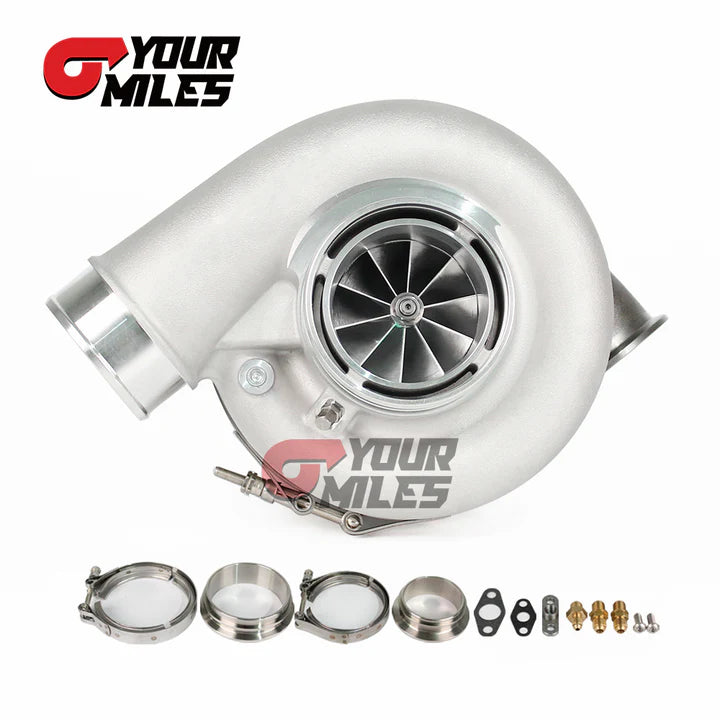 REVERSE ROTATION G42-1200 COMPACT DUAL BALL BEARING TURBOCHARGER BILLET WHEEL 1.01/1.15/1.28 DUAL V-BAND HOUSING