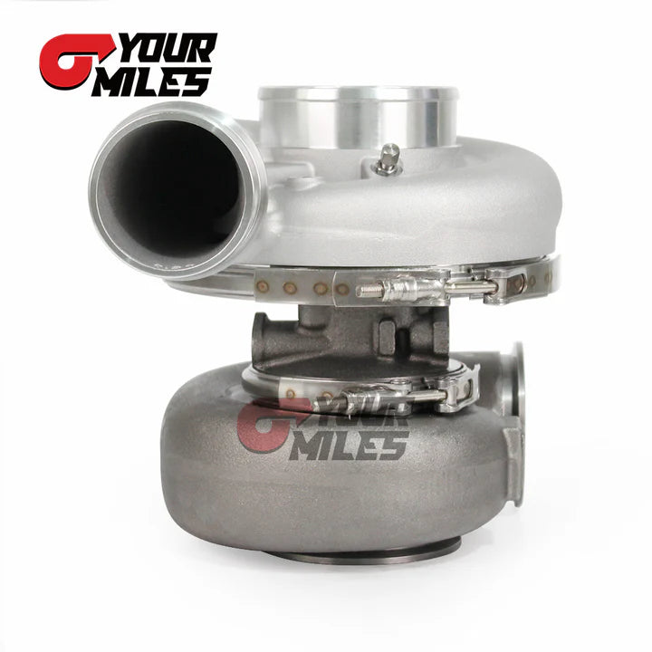 REVERSE ROTATION G42-1200 COMPACT TURBOCHARGER JOURNAL BEARING BILLET WHEEL 1.01/1.15/1.28 DUAL V-BAND HOUSING