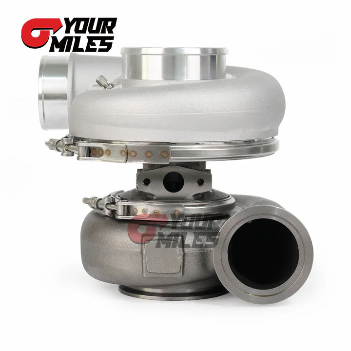 REVERSE ROTATION G42-1200 COMPACT TURBOCHARGER JOURNAL BEARING BILLET WHEEL 1.01/1.15/1.28 DUAL V-BAND HOUSING