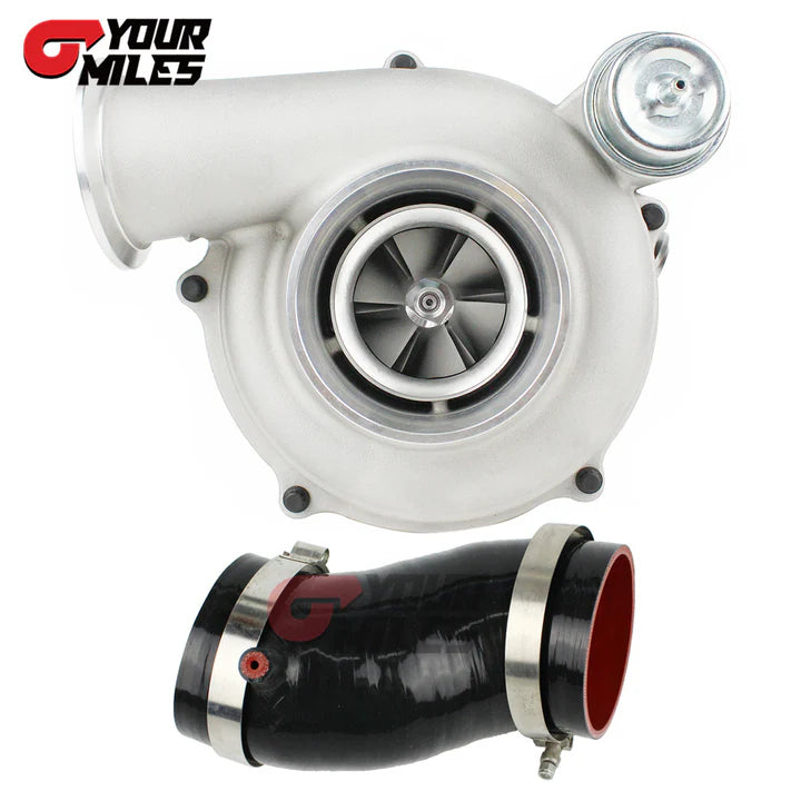 UPGRADED GTP38 66/88MM TURBOCHARGER FOR 99.5 - 03 FORD POWERSTROKE 7.3L DIESEL+4"INTAKE PIPE
