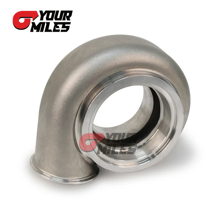 STAINLESS STEEL TURBINE HOUSING V-BAND INLET/OUTLET FOR G SERIES G50 TURBO, 1.31 A/R