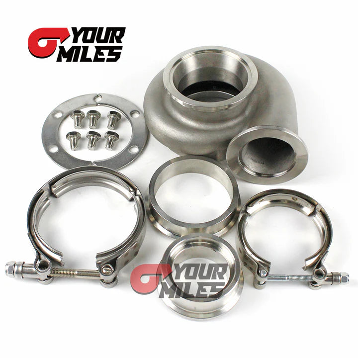 0.82 DUAL VBAND EXHAUST STAINLESS STEEL TURBINE HOUSING FOR GT35 GTX35 GTX35R GEN II TURBOCHARGER