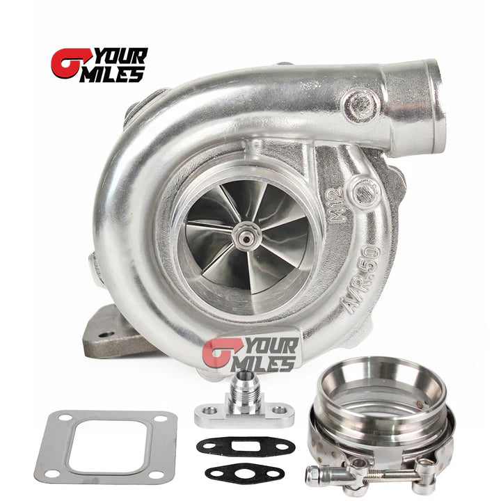 T67 BILLET WHEEL TURBOCHARGER T4 0.68/0.81/0.96 PTRIM TURBINE+FLANGE CLAMP
