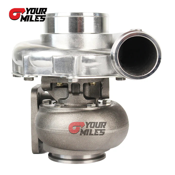 T76 BILLET COMPRESSOR WHEEL TURBOCHARGER T4 0.68/0.81/0.96 PTRIM TURBINE+FLANGE CLAMP