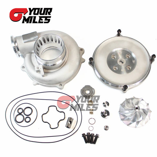 94~97 POWERSTROKE 7.3 TP38 TURBO COMPRESSOR HOUSING REBUILD KIT 66/88 3.5'' HOSE
